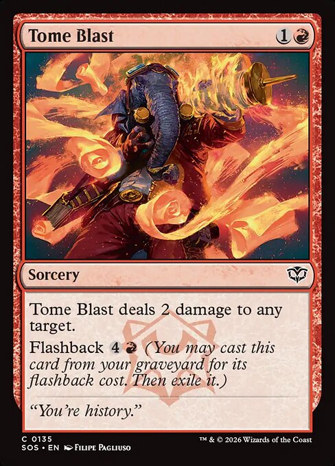 Tome Blast - Secrets of Strixhaven - C - 135