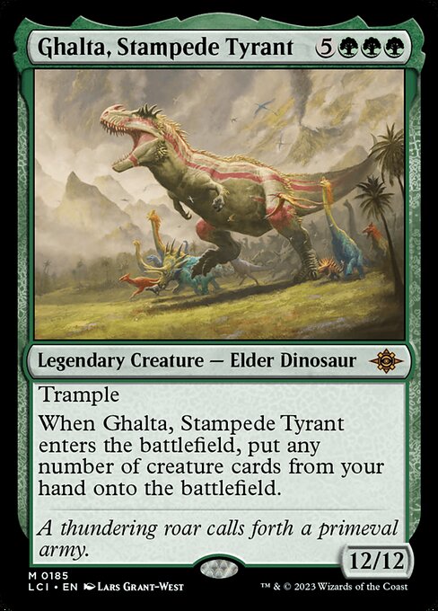Ghalta, Stampede Tyrant - The Lost Caverns of Ixalan - M - 185
