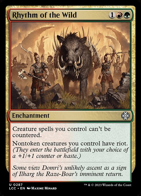 Rhythm of the Wild - Commander: The Lost Caverns of Ixalan - U - 287