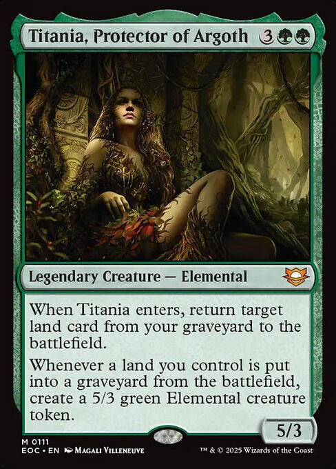 Titania, Protector of Argoth - Commander: Edge of Eternities - M - 111