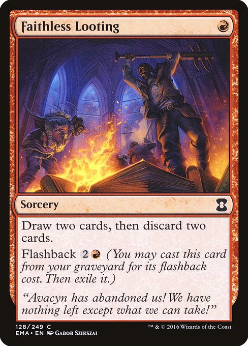 Faithless Looting - Eternal Masters - C - 128