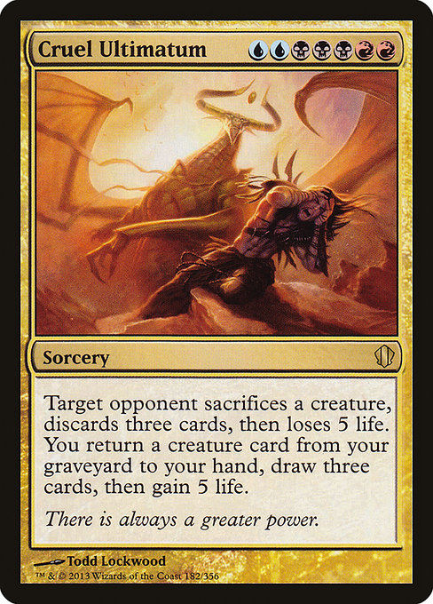 Cruel Ultimatum - Commander 2013 - R - 182