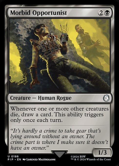 Morbid Opportunist - Universes Beyond: Fallout - U - 186