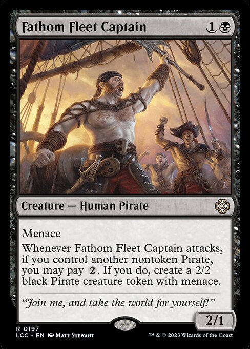 Fathom Fleet Captain - Commander: The Lost Caverns of Ixalan - R - 197