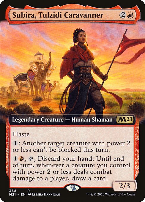 Subira, Tulzidi Caravanner (Extended Art) - Core Set 2021 - R - 368