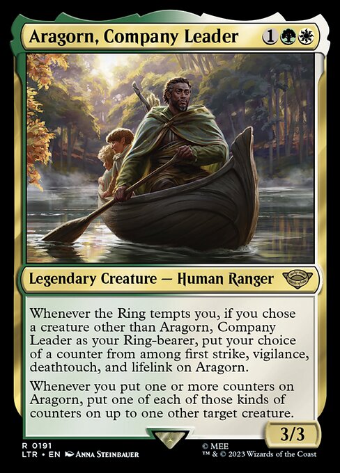Aragorn, Company Leader - Universes Beyond: The Lord of the Rings: Tales of Middle-earth - R - 191