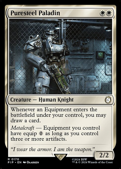 Puresteel Paladin - Universes Beyond: Fallout - R - 170
