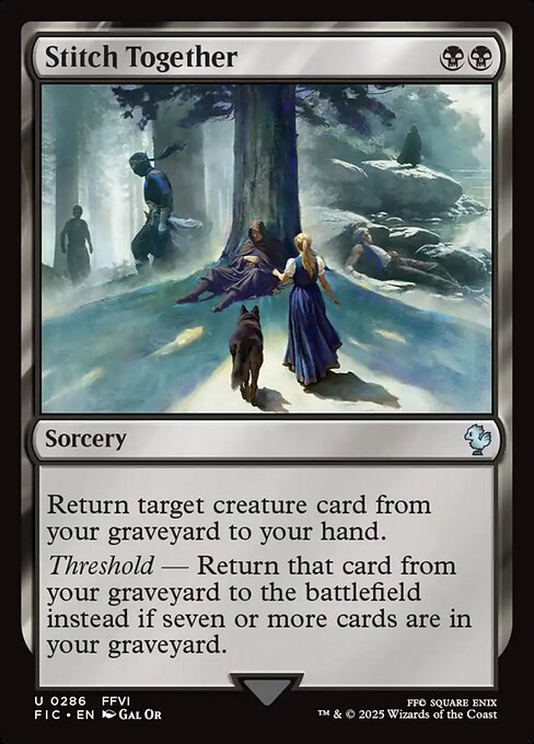 Stitch Together (Surge Foil) - Commander: FINAL FANTASY - U - 286