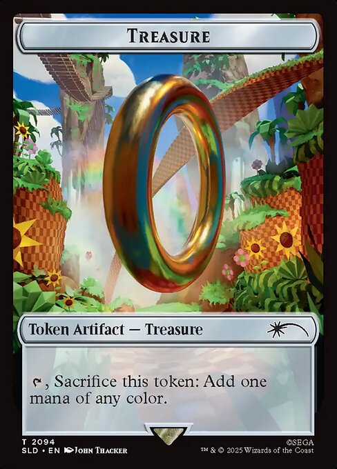Treasure Token (2094) (Rainbow Foil) - Secret Lair Drop Series - T - 2094