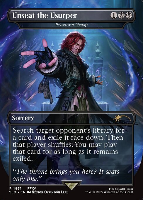 Unseat the Usurper - Praetor's Grasp (Rainbow Foil) - Secret Lair Drop Series - R - 1861