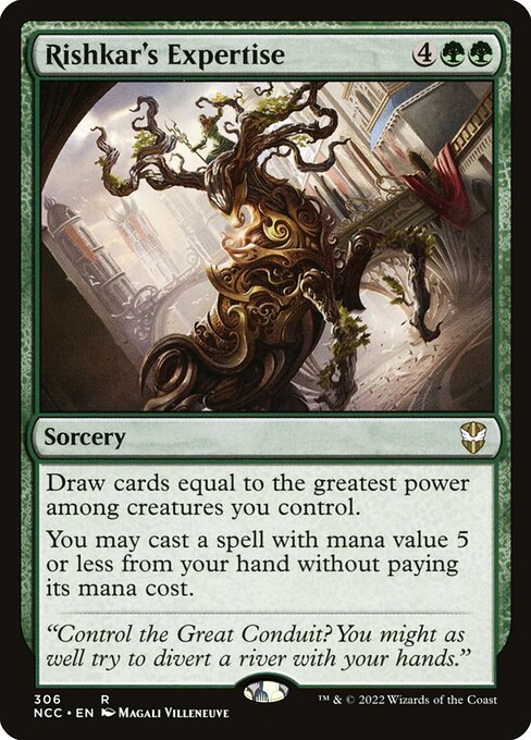 Rishkar's Expertise - Commander: Streets of New Capenna - R - 306