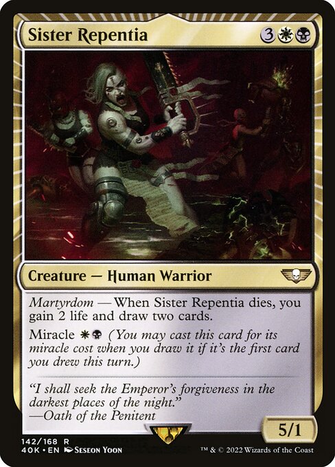 Sister Repentia - Universes Beyond: Warhammer 40,000 - R - 142