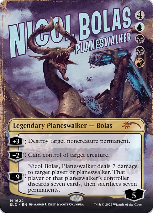 Nicol Bolas, Planeswalker (Rainbow Foil) - Secret Lair Drop Series - M - 1622