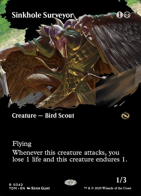 Sinkhole Surveyor (Borderless) - Tarkir: Dragonstorm - R - 342