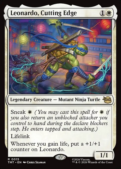 Leonardo, Cutting Edge - Teenage Mutant Ninja Turtles - R - 15