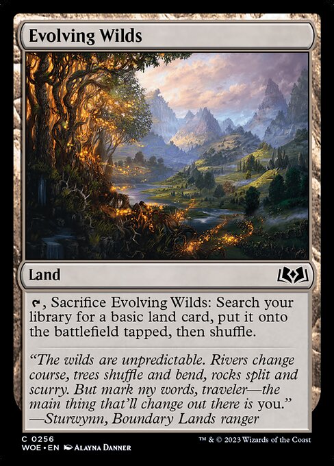 Evolving Wilds - Wilds of Eldraine - C - 256