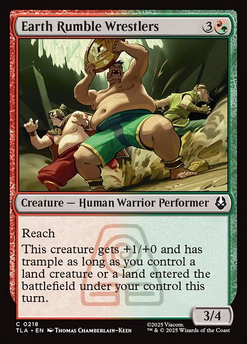 Earth Rumble Wrestlers - Avatar: The Last Airbender - C - 218
