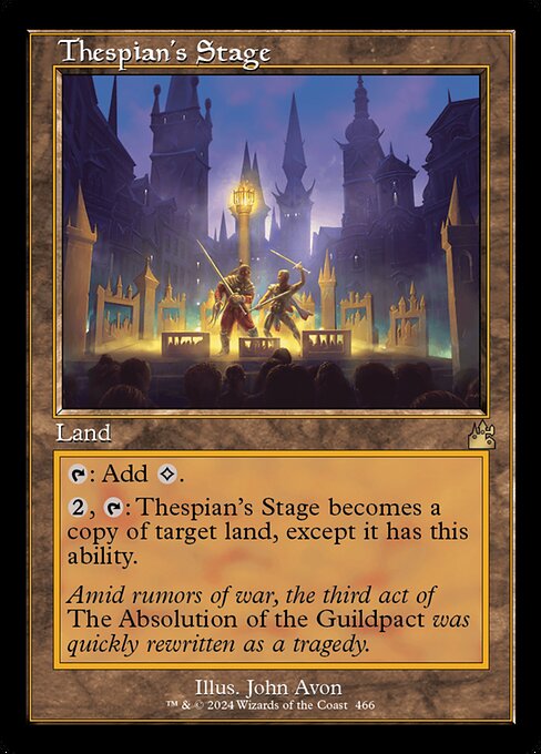 Thespian's Stage (Retro Frame) - Ravnica Remastered - R - 466