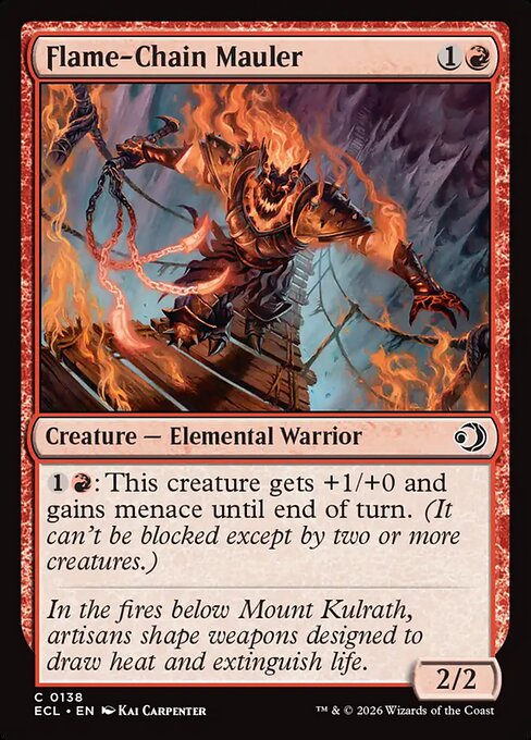 Flame-Chain Mauler - Lorwyn Eclipsed - C - 138