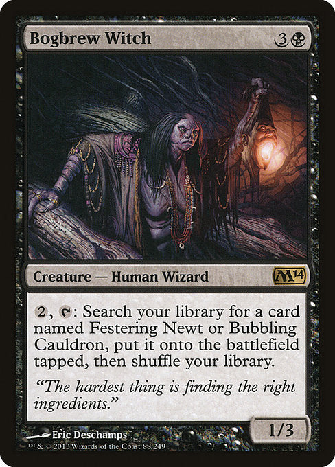 Bogbrew Witch - Magic 2014 (M14) - R - 88