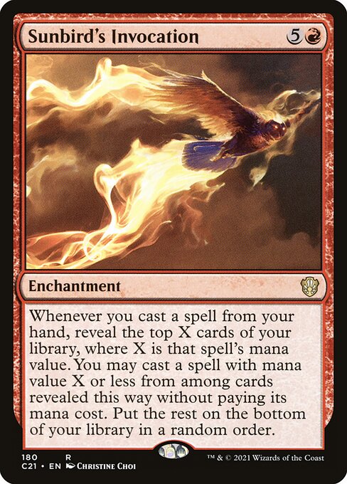 Sunbird's Invocation - Commander 2021 - R - 180