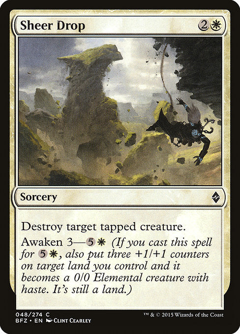 Sheer Drop - Battle for Zendikar - C - 48