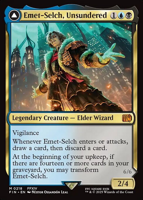 Emet-Selch, Unsundered - Prerelease Cards - M - 218