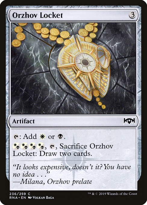 Orzhov Locket - Ravnica Allegiance - C - 236