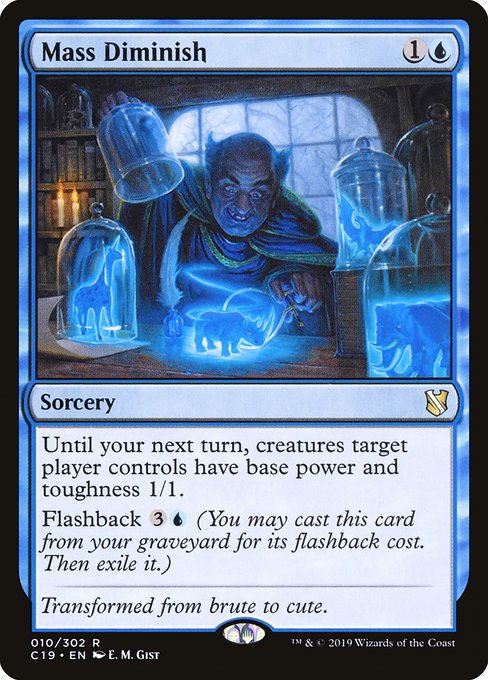 Mass Diminish - Commander 2019 - R - 10