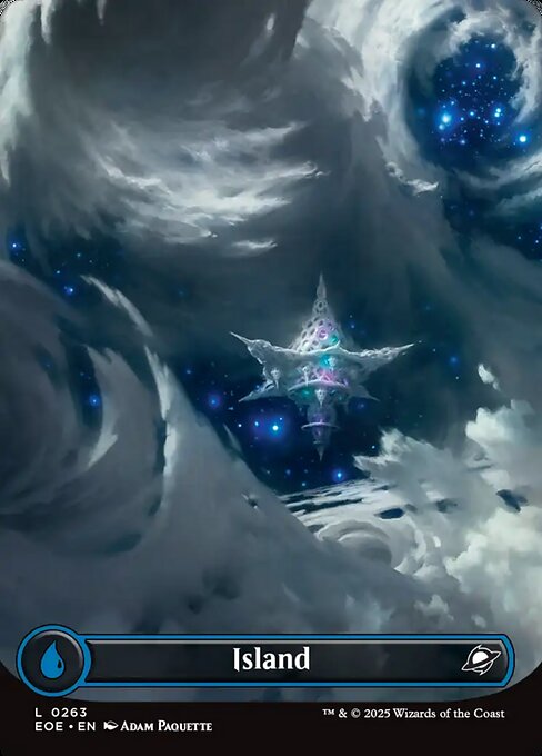 Island (0263) (Borderless) - Edge of Eternities - L - 263