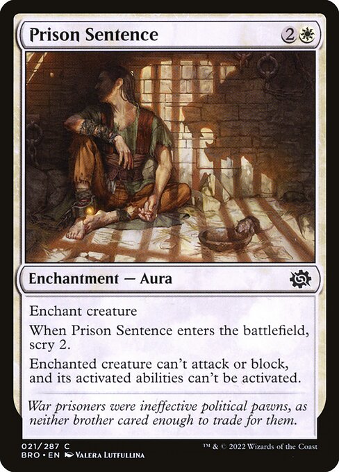 Prison Sentence - The Brothers' War - C - 21