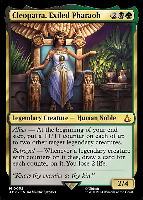 Cleopatra, Exiled Pharaoh - Universes Beyond: Assassin's Creed - M - 52