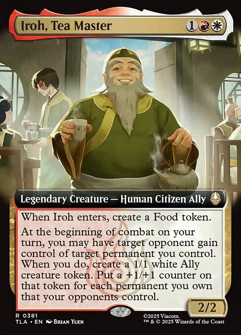 Iroh, Tea Master (Extended Art) - Avatar: The Last Airbender - R - 381