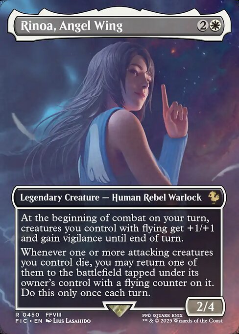 Rinoa, Angel Wing (Borderless) - Commander: FINAL FANTASY - R - 450