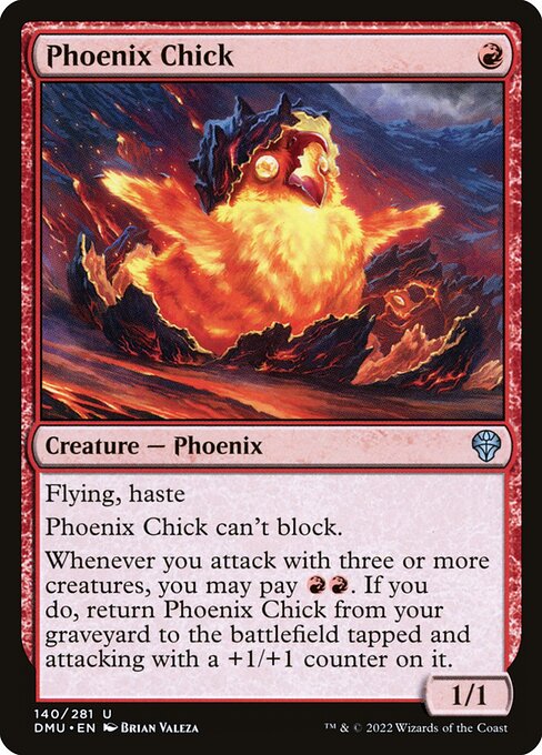 Phoenix Chick - Dominaria United - U - 140