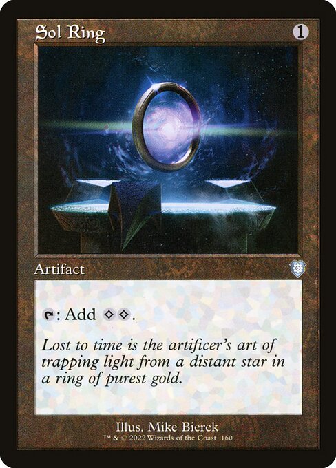 Sol Ring (Retro Frame) - Commander: The Brothers' War - U - 160