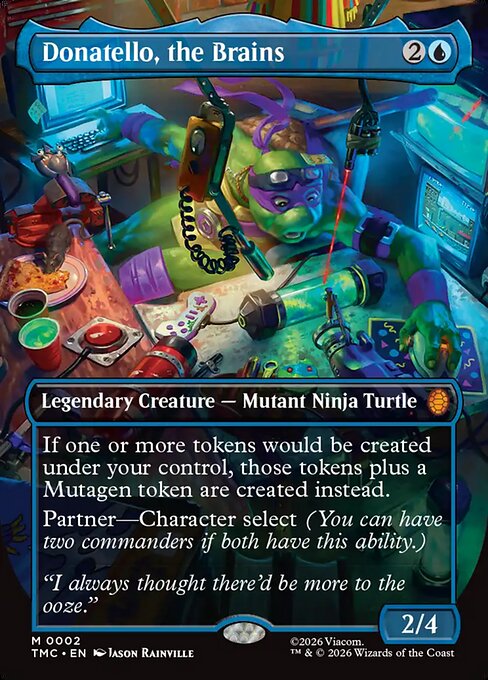 Donatello, the Brains (0002) (Borderless) - Commander: Teenage Mutant Ninja Turtles - M - 2