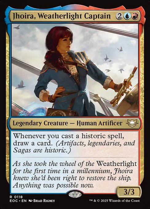 Jhoira, Weatherlight Captain - Commander: Edge of Eternities - R - 118