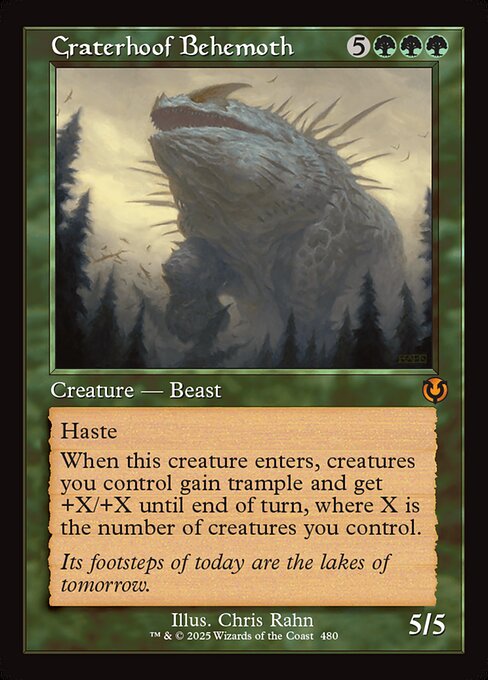Craterhoof Behemoth (Retro Frame) - Innistrad Remastered - M - 480