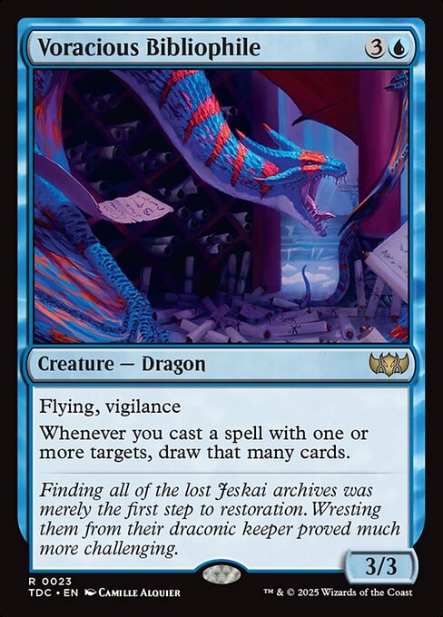 Voracious Bibliophile - Commander: Tarkir: Dragonstorm - R - 23