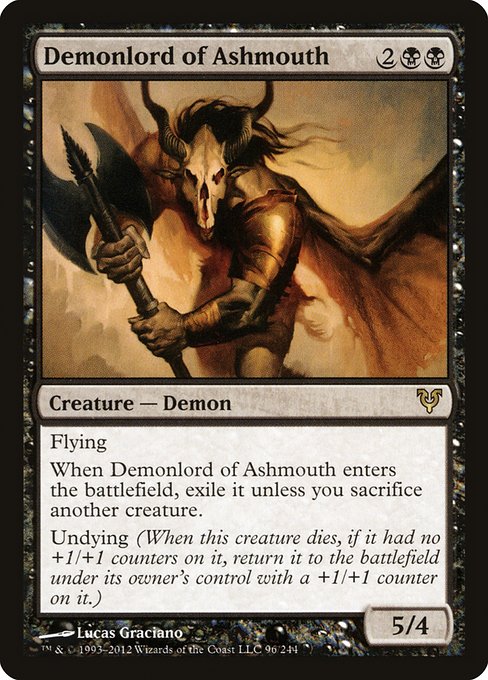 Demonlord of Ashmouth - Avacyn Restored - R - 96