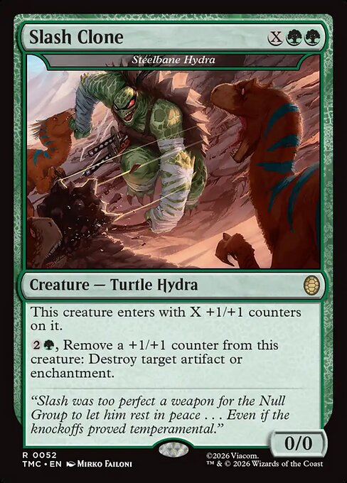 Slash Clone - Steelbane Hydra - Commander: Teenage Mutant Ninja Turtles - R - 52