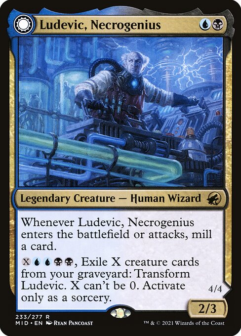 Ludevic, Necrogenius - Innistrad: Midnight Hunt - R - 233