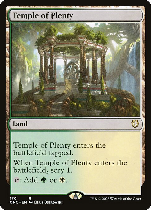Temple of Plenty - Commander: Phyrexia: All Will Be One - R - 170
