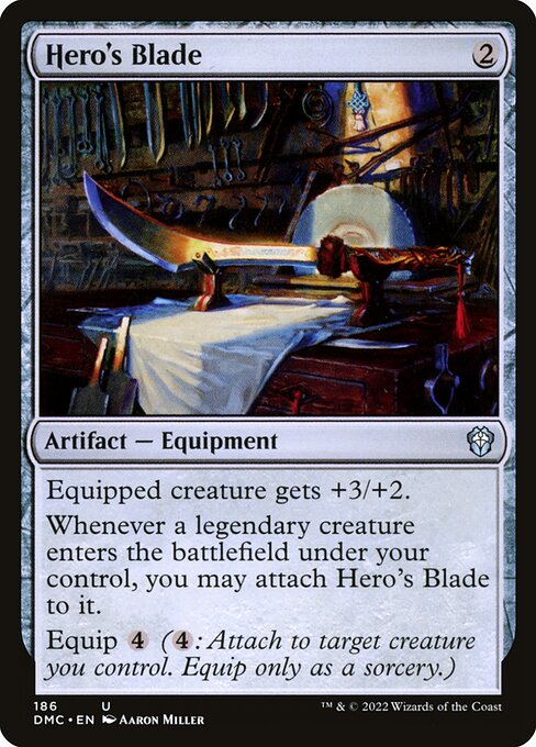 Hero's Blade - Commander: Dominaria United - U - 186