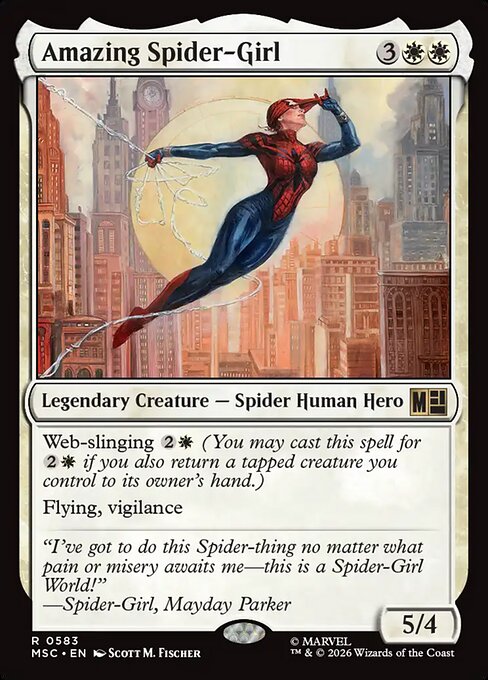 Amazing Spider-Girl - Commander: Marvel Super Heroes - R - 583