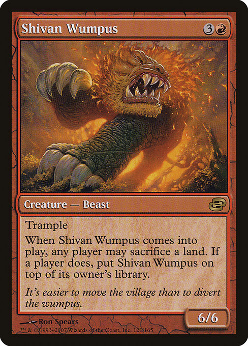 Shivan Wumpus - Planar Chaos - R - 121