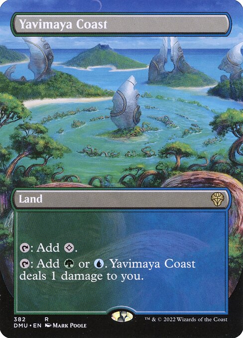 Yavimaya Coast (Borderless) - Dominaria United - R - 382