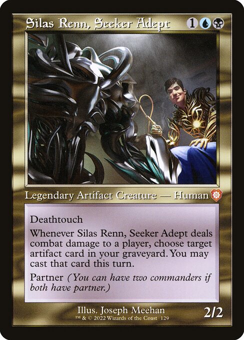 Silas Renn, Seeker Adept (Retro Frame) - Commander: The Brothers' War - M - 129