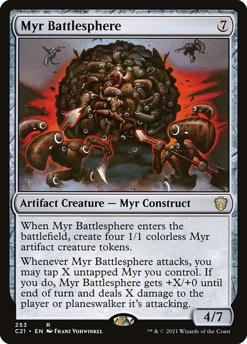 Myr Battlesphere - Commander 2021 - R - 253